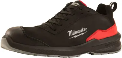 Bezpečnostní obuv, vodoodpudivá kůže nubuk, Milwaukee Flextred™ S3S 1M171311 ESD SC FO SR černá barva (vel.40), 4932493744 (MI4932493744)